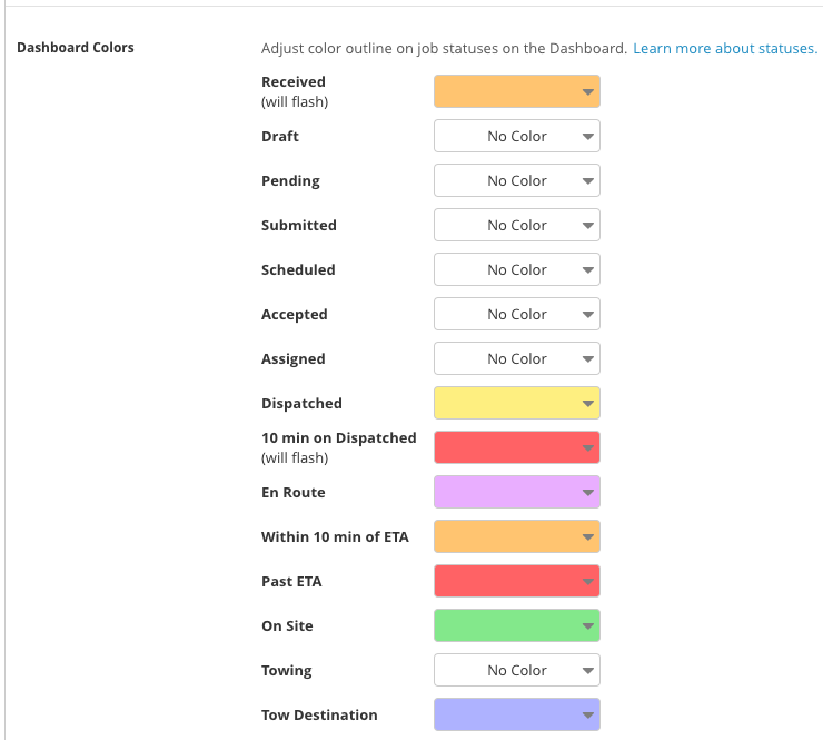 Admin Training Setting Up Dashboard Colors